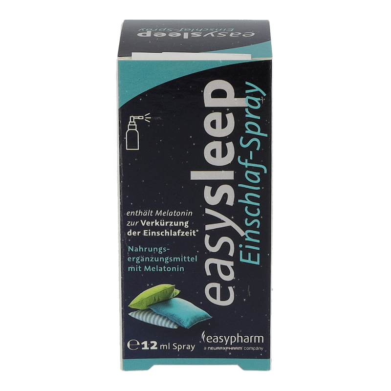 Easysleep EINSCHLAF SPRAY verkürzt durch Melatonin die Einschlafzeit – 12ml