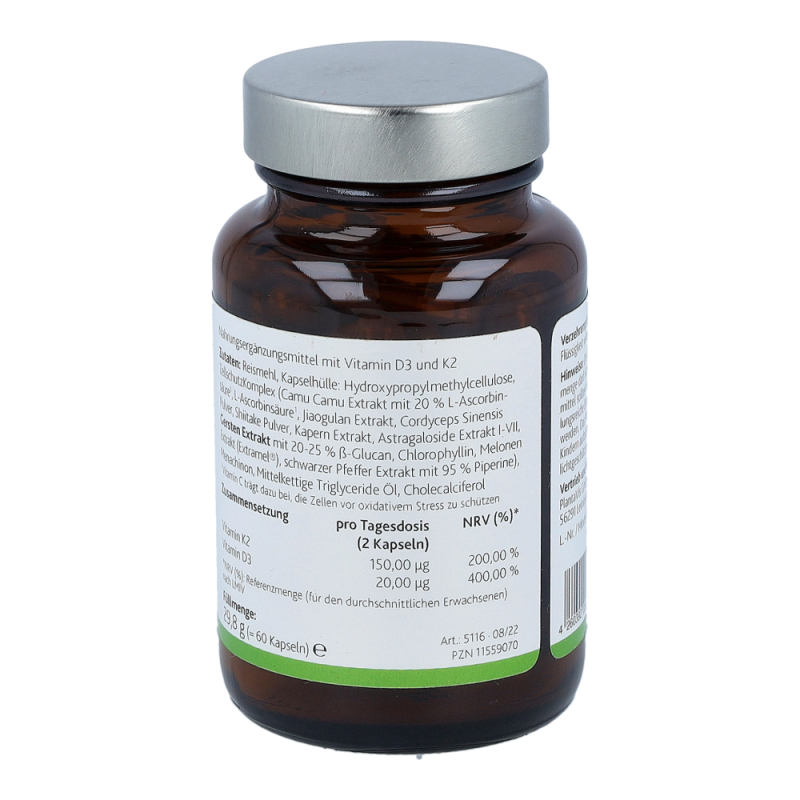 Vitamin D & K2 Kapseln 60 Stk.