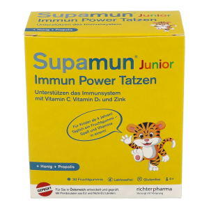 Supamun Junior Power Tatzen Fruchtgummis 30 Stk.