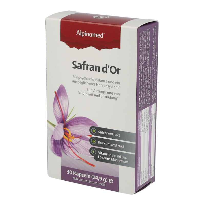 Alpinamed Safran Kapseln 30 Stk.
