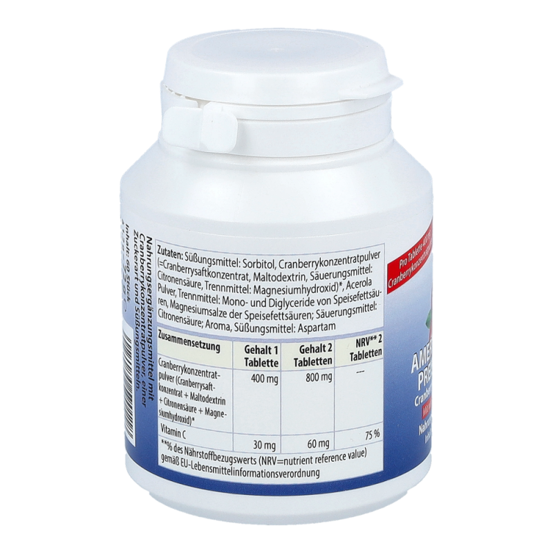 Avitale Preiselbeere Amerikanisch Lutschtabletten 60 Stk.