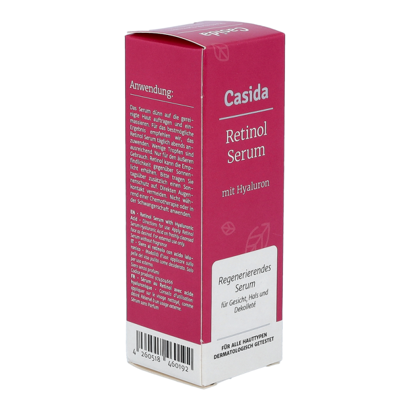 Casida RETINOL SERUM ideale Anti – Age – Pflege für die Haut – 30ml