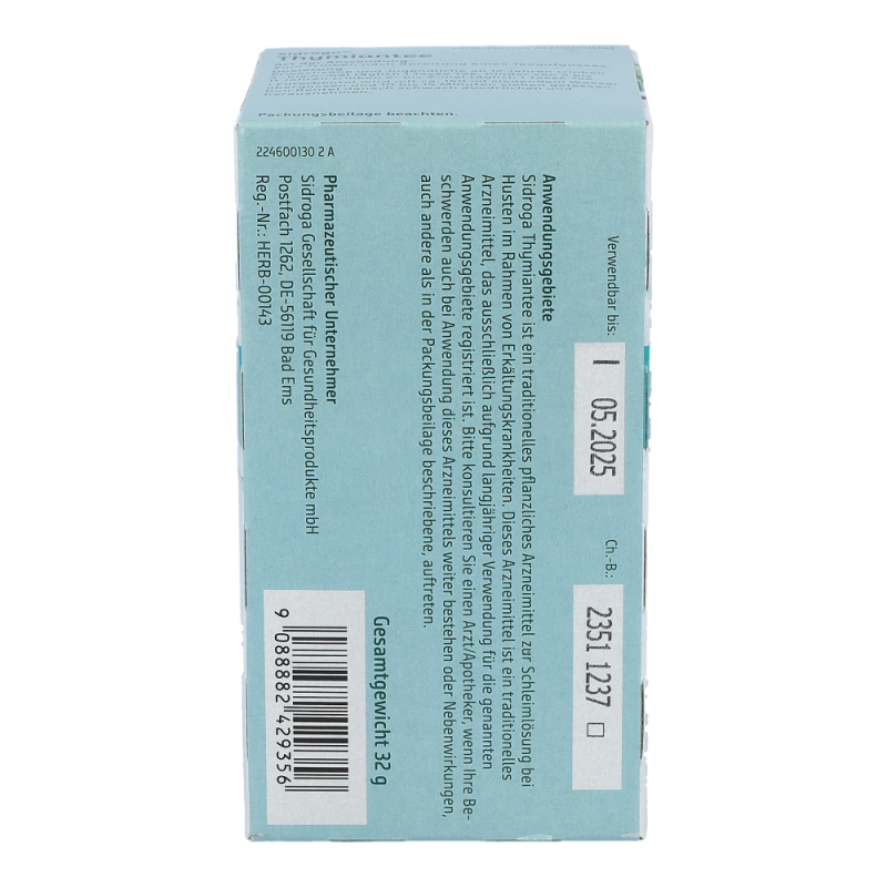 Sidroga Tee Thymian 20 Stk.