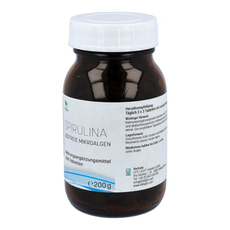 Microalgen Spirulina 400 mg Tabletten 500 Stk.