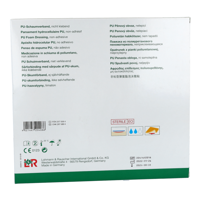 Suprasorb P PU-Schaumverband nicht klebend 5 Stk. 15 x 15 cm