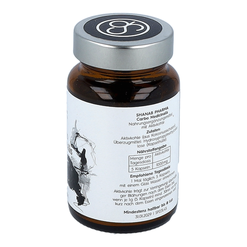 Carbo Medicinalis Aktivkohle Kapseln 60 Stk.