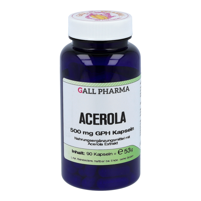 Gall Pharma Acerola 500 mg Kapseln 90 Stk.