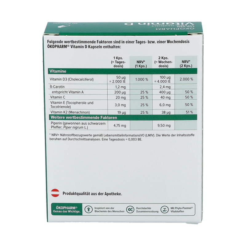 Ökopharm Vitamin D Kapseln