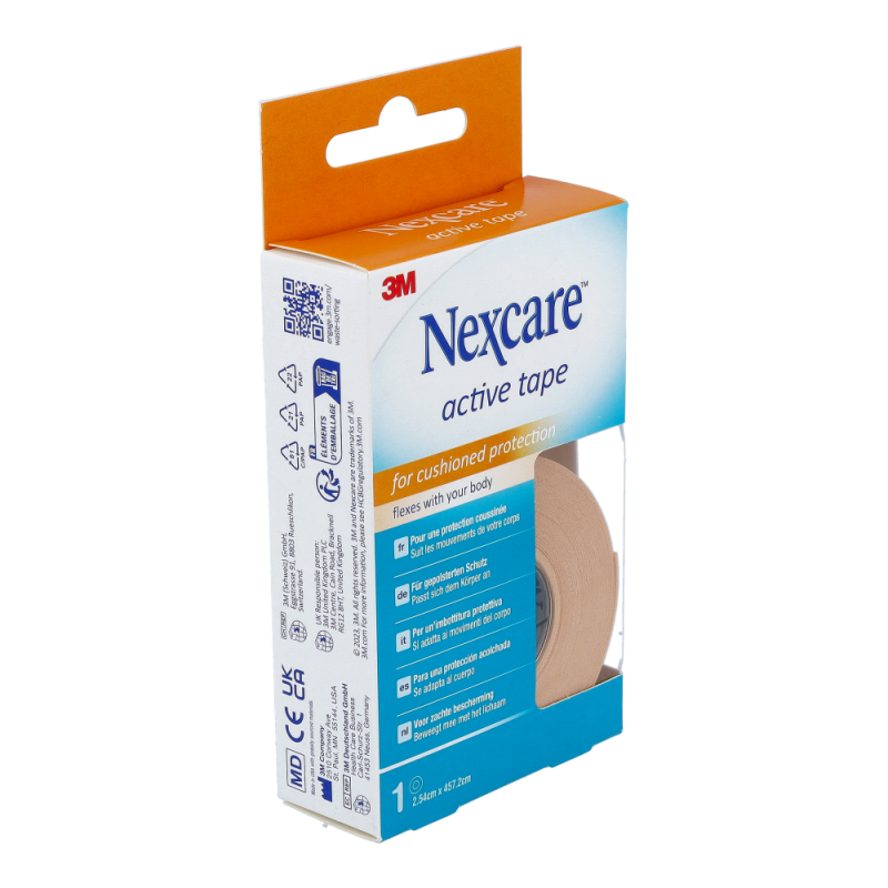 Nexcare Active Tape Pflaster 2,5 cm x 4,5 m