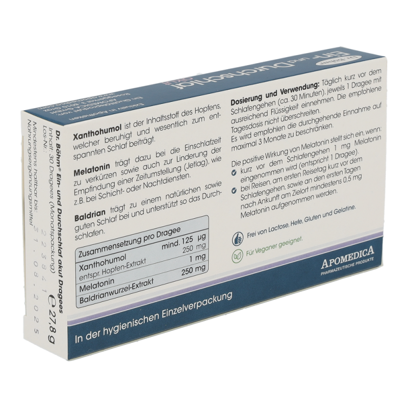 Dr. Böhm EIN- & DURCHSCHLAF akut Dragees