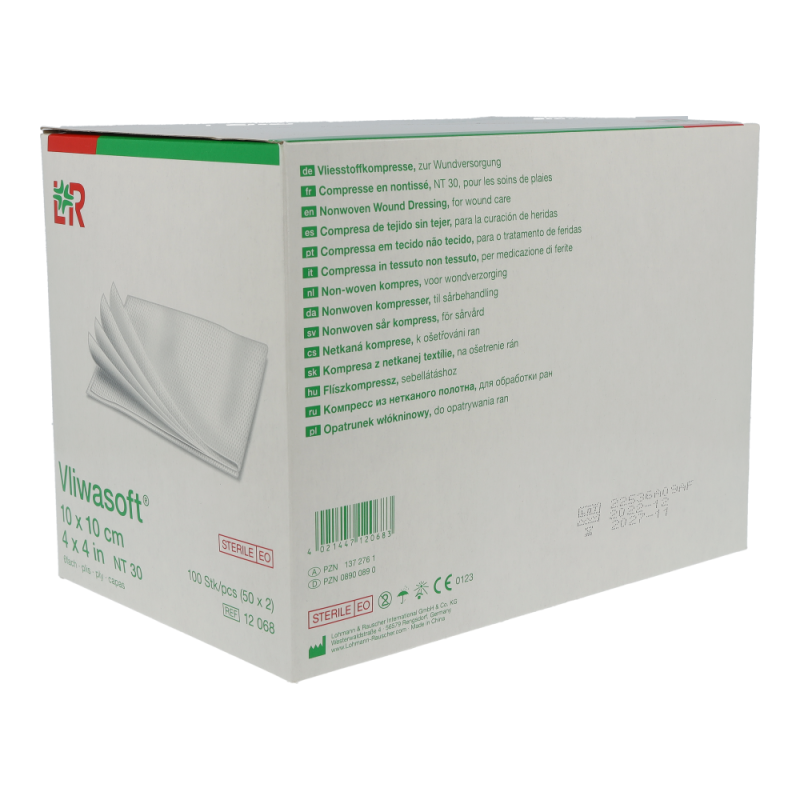 Vliwasoft 6-fach steril 10 x 10 cm 100 Stk.