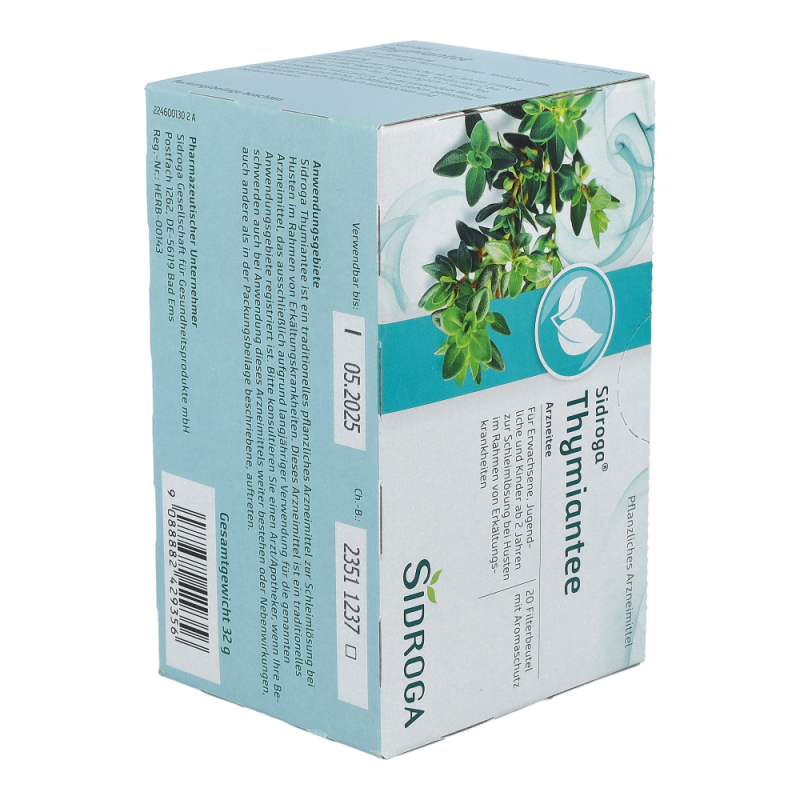 Sidroga Tee Thymian 20 Stk.