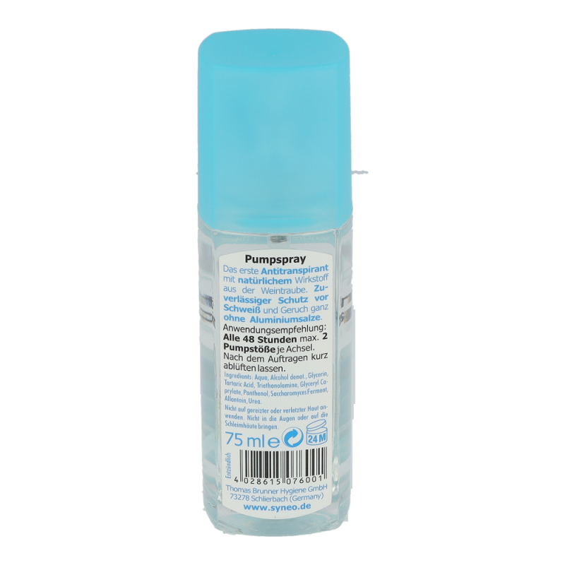 Syneo FREE Antitranspirant Spray 75 ml