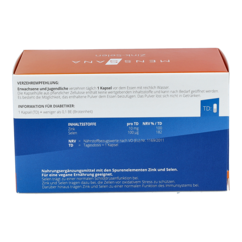 MensSana Zink-Selen Kapseln 90 Stk.