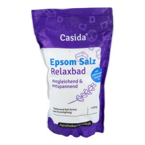 Casida EPSOM SALZ RELAXBAD Badesalz für Fuß- & Vollbäder – 1000g