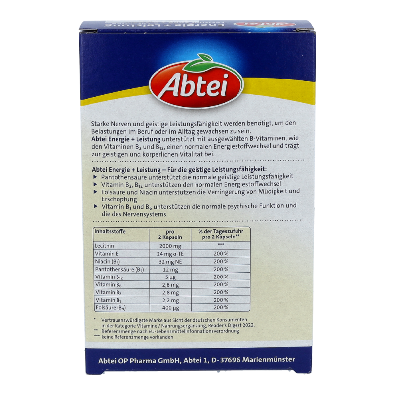 Abtei Lecithin plus Vitamine Kapseln 40 Stk.