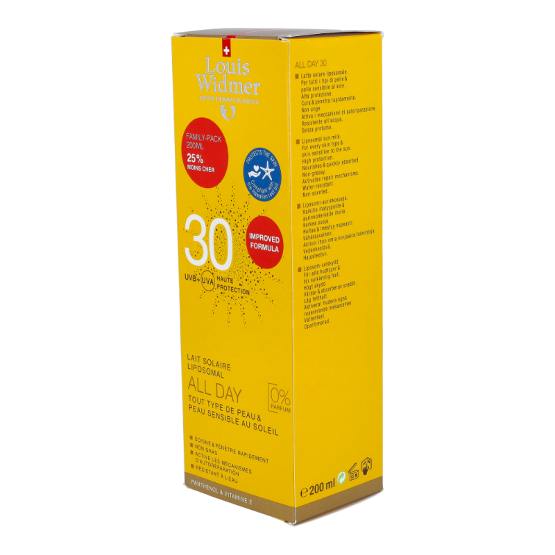 Louis Widmer All Day LSF 30 Family-Pack unparfümiert 200 ml