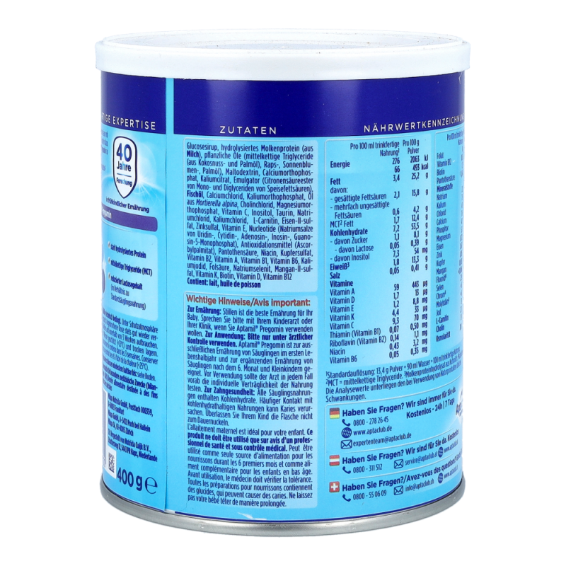 Aptamil Pregomin Spezialnahrung 400 g