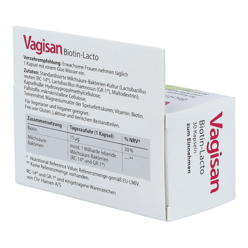 Vagisan Biotin Lacto Kapseln 30 Stk.
