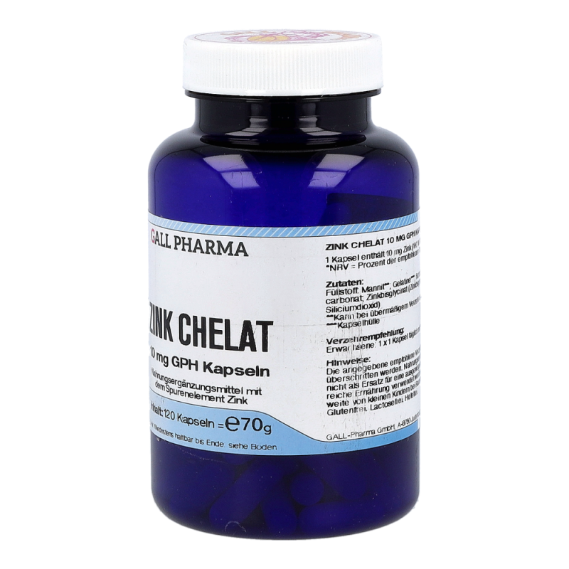 Gall Pharma Zink Chelat 10 mg Kapseln 120 Stk.