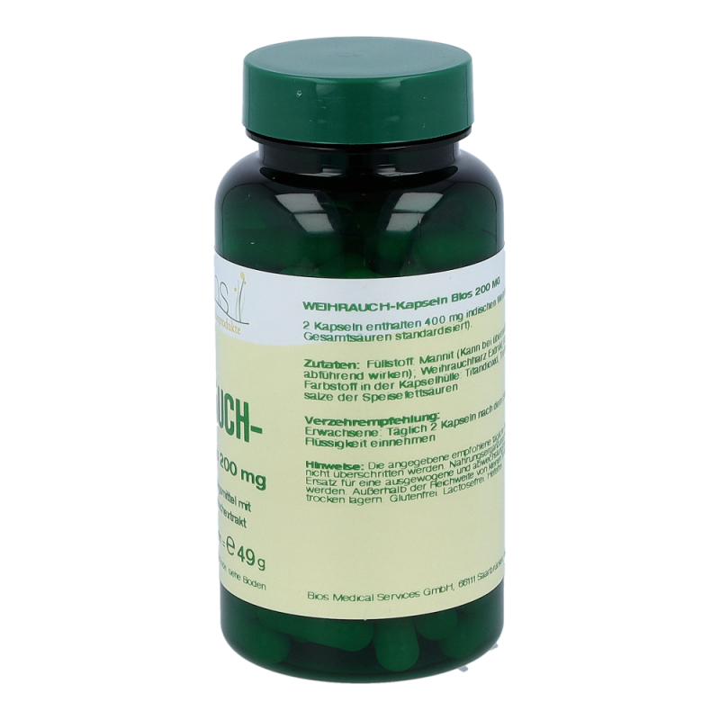 Bios Weihrauch 200 mg Kapseln