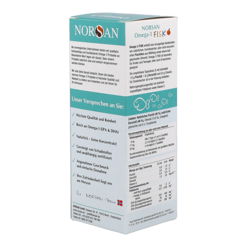 Norsan Omega-3 FISK Öl