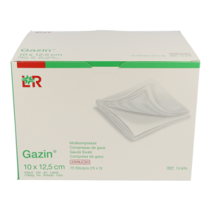 Mullkompresse Gazin steril 16-fach 75 Stk. 15 x 5 12,5 cm