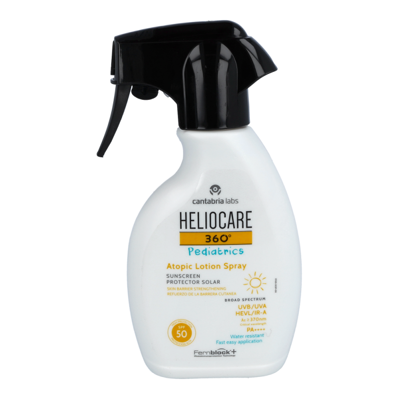 Heliocare 360° Pediatrics Atopic Lotion Spray SPF 50 250 ml