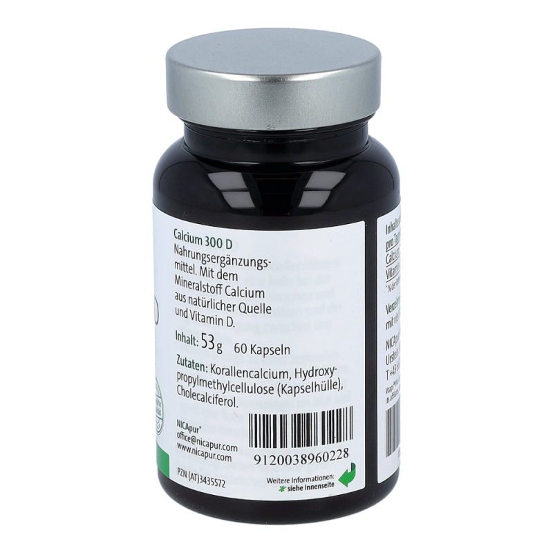 Nicapur Calcium 300 D Kapseln 60 Stk.