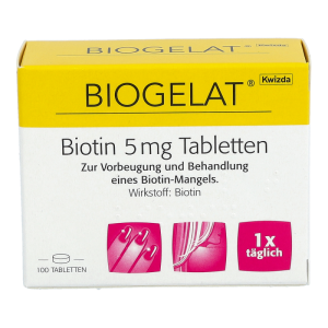 Biogelat Biotin 5 mg Tabletten 100 Stk.