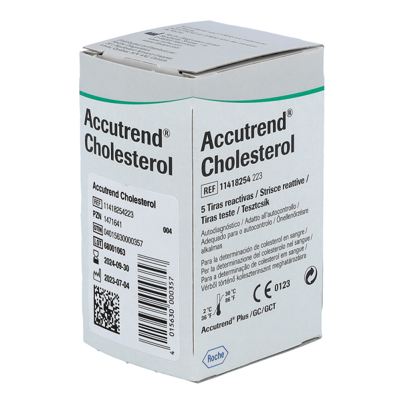 Roche Accutrend Cholesterol Teststreifen 5 Stk.