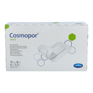 Hartmann Cosmopor Wundverband 25 Stk. 8 x 15 cm