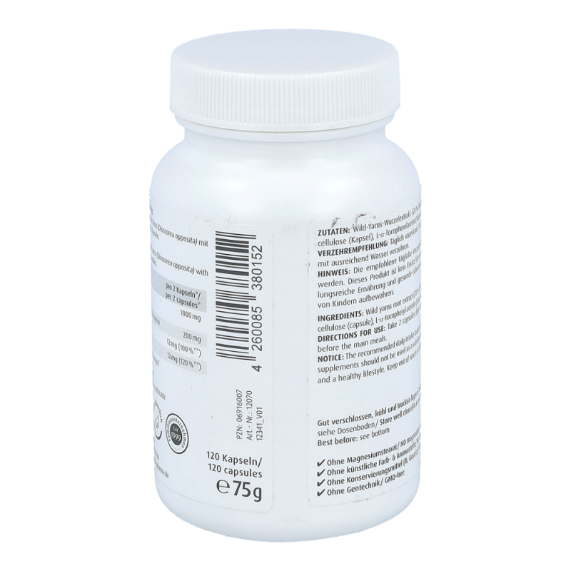 ZeinPharma Wild Yams Kapseln 120 Stk.