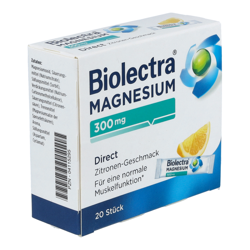 Biolectra Direct Beutel 20 Stk. Magnesium