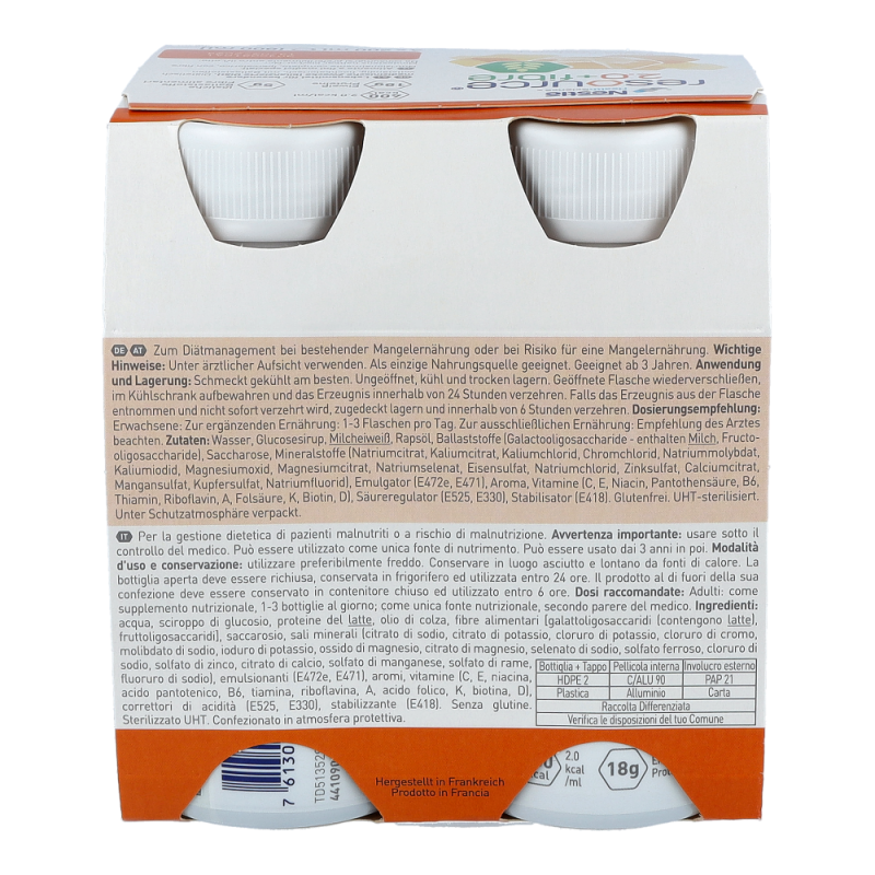 Nestlé Resource 2.0 Fibre 4 Stk. Vanille