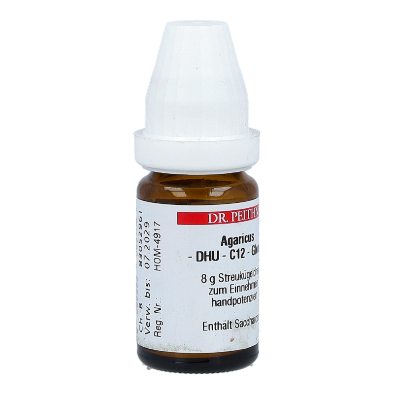 Agaricus DHU 8 g C 12 Globuli