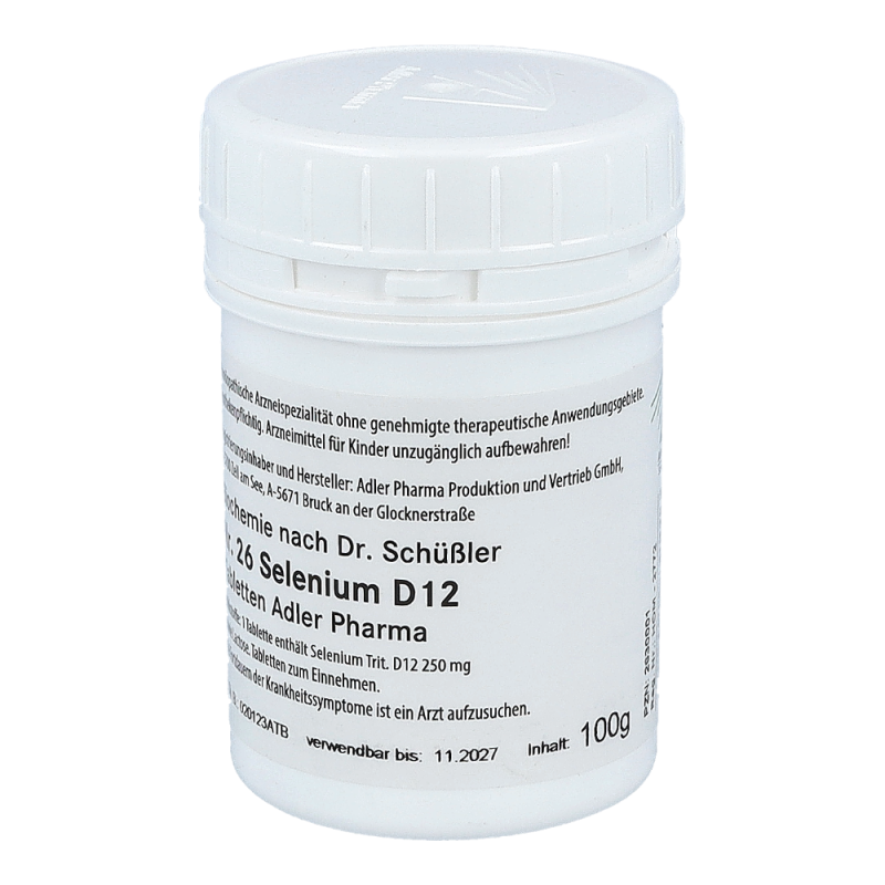 Adler Pharma Schüßler Nr. 26 Selenium 100 g D 12