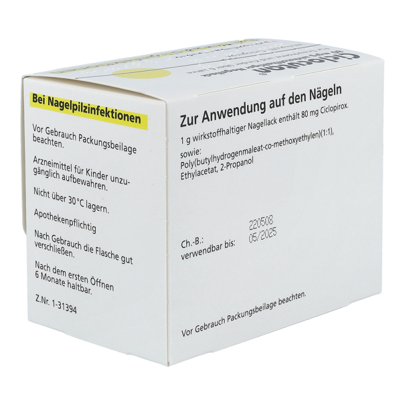 Ciclocutan Wirkstoff Nagellack 3 g