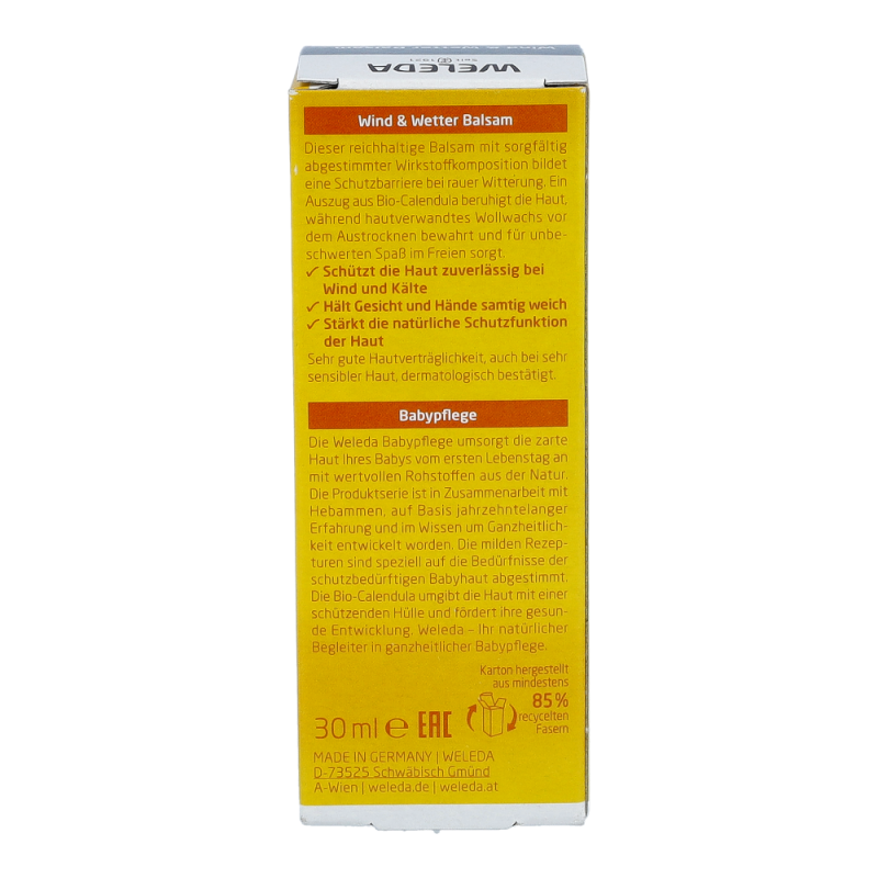 Weleda Baby Calendula Wind- und Wetterbalsam 30 ml