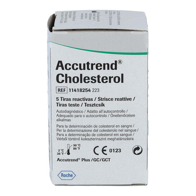 Roche Accutrend Cholesterol Teststreifen 5 Stk.