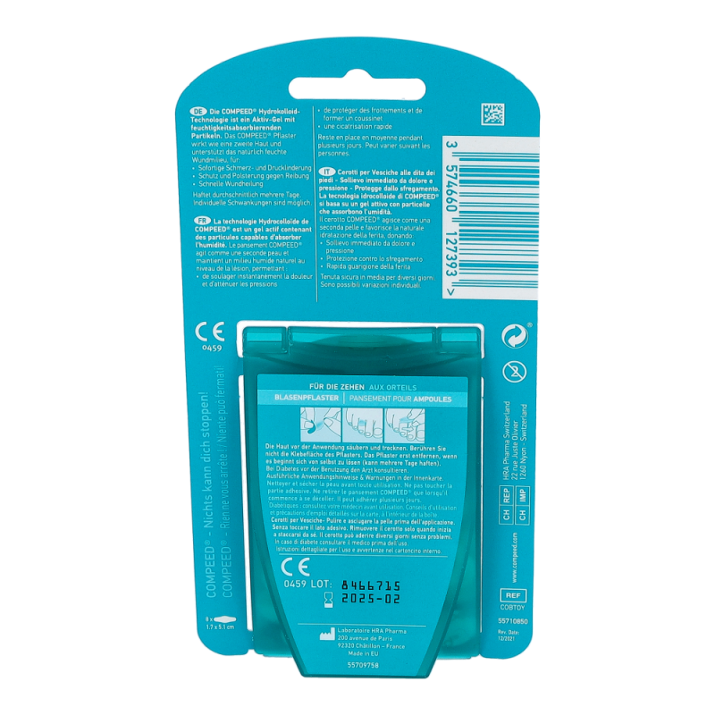 Compeed Blasenpflaster für die Zehen 8 Stk.