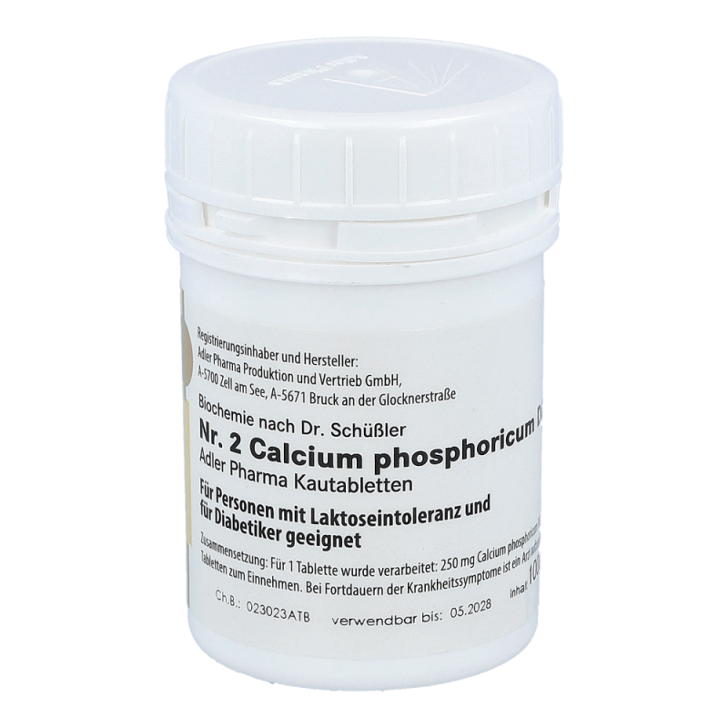 Schüßler Nr. 2 Calcium phosporicum D6 Kautabletten 100 g