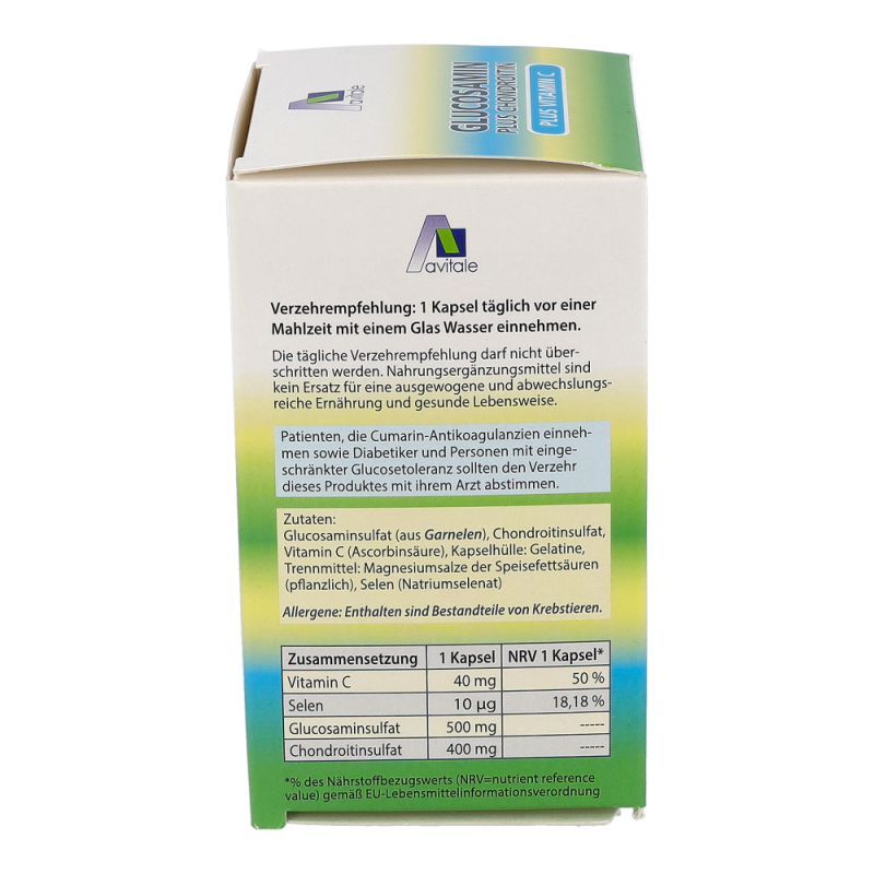 Avitale Glucosamine + Chondroitin 500 mg Kapseln 90 Stk.