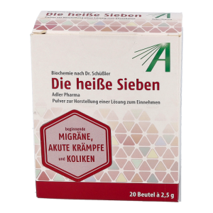 Biochemie nach Dr. Schüßler Die heiße Sieben Adler Pharma Pulver zur Herstellung einer Lösung zum Einnehmen