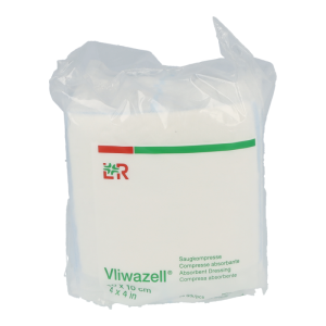 Vliwazell Saugkompresse unsteril 25 Stk. 10 x 10 cm