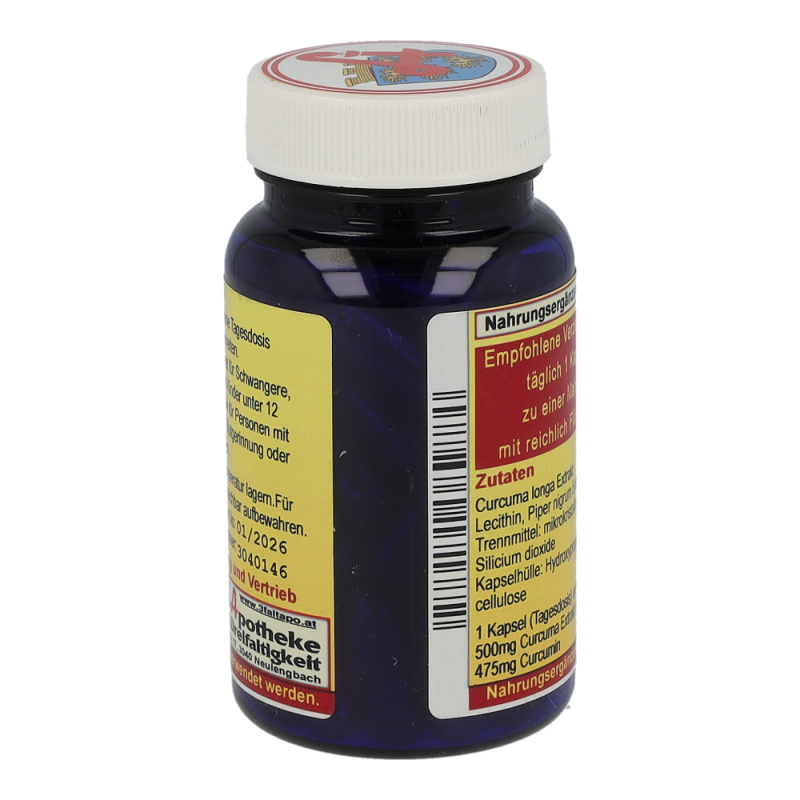 Curcuma Kapseln 500 mg Extrakt 60 Stk.