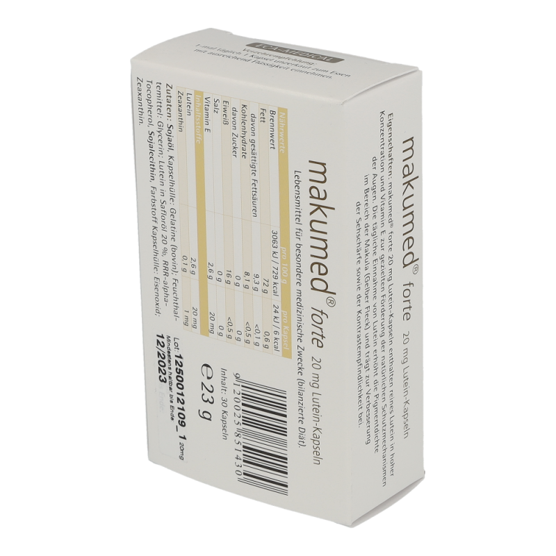 Makumed Lutein 20 mg forte Kapseln 30 Stk.