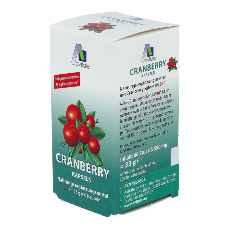 Avitale Cranberry Kapseln 60 Stk.