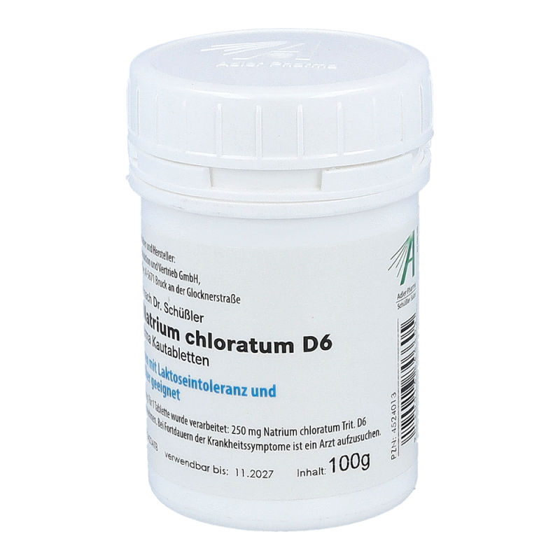 Schüßler Nr. 8 Natrium chloratum D6 Kautabletten 100 g