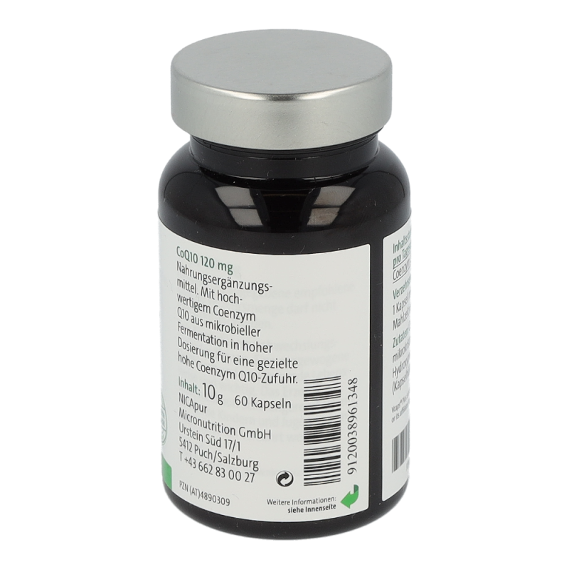 Nicapur Coenzym Q10 120 mg Kapseln 60 Stk.